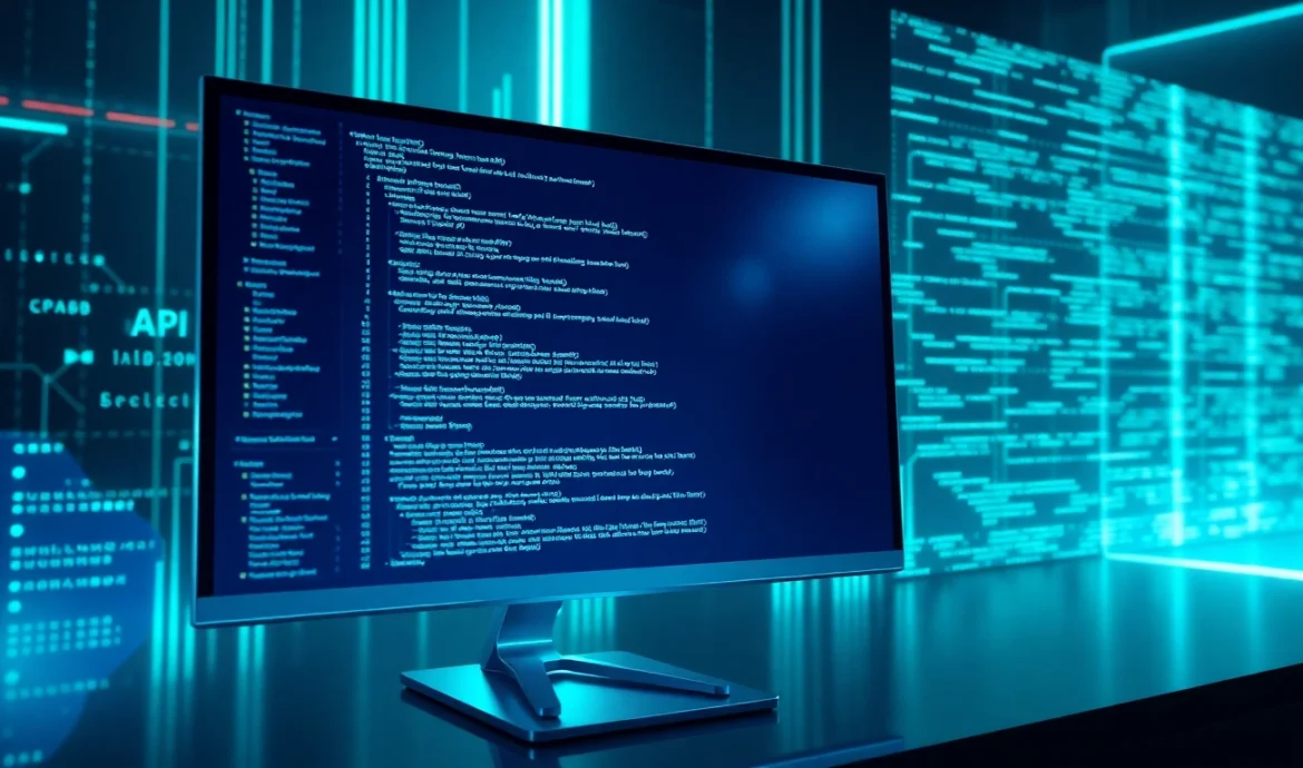Navigate https://32win.show/ for detailed Windows API insights with a modern tech interface illustrating Win32 development.