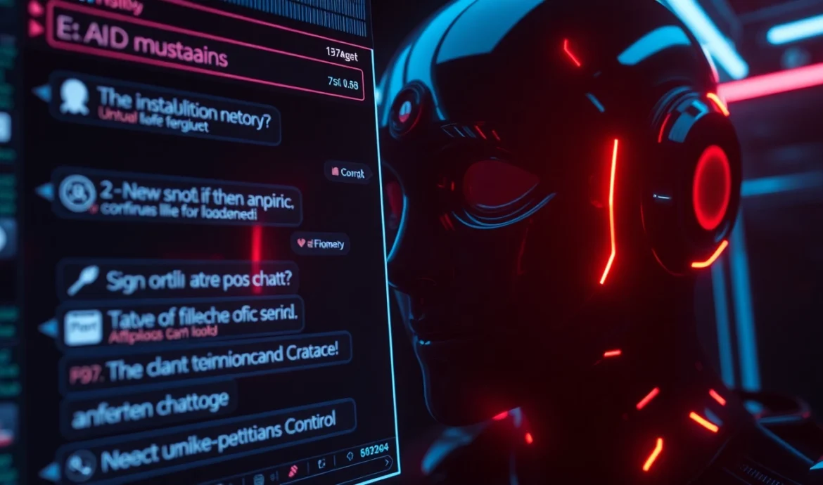 Engaging scene of an advanced nsfw ai chatbot in action, showcasing unfiltered adult conversations on a sleek digital device, emphasizing realism and intimacy.